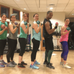 Photo of FMP staff in an exercise class