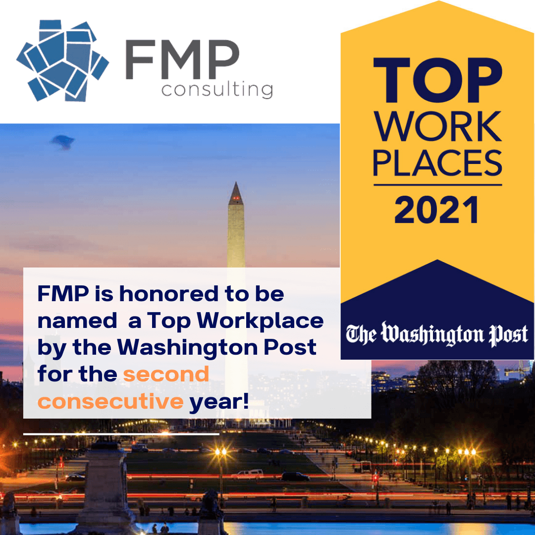 FMP named one of the Washington Post's 2021 Top Workplaces FMP Consulting